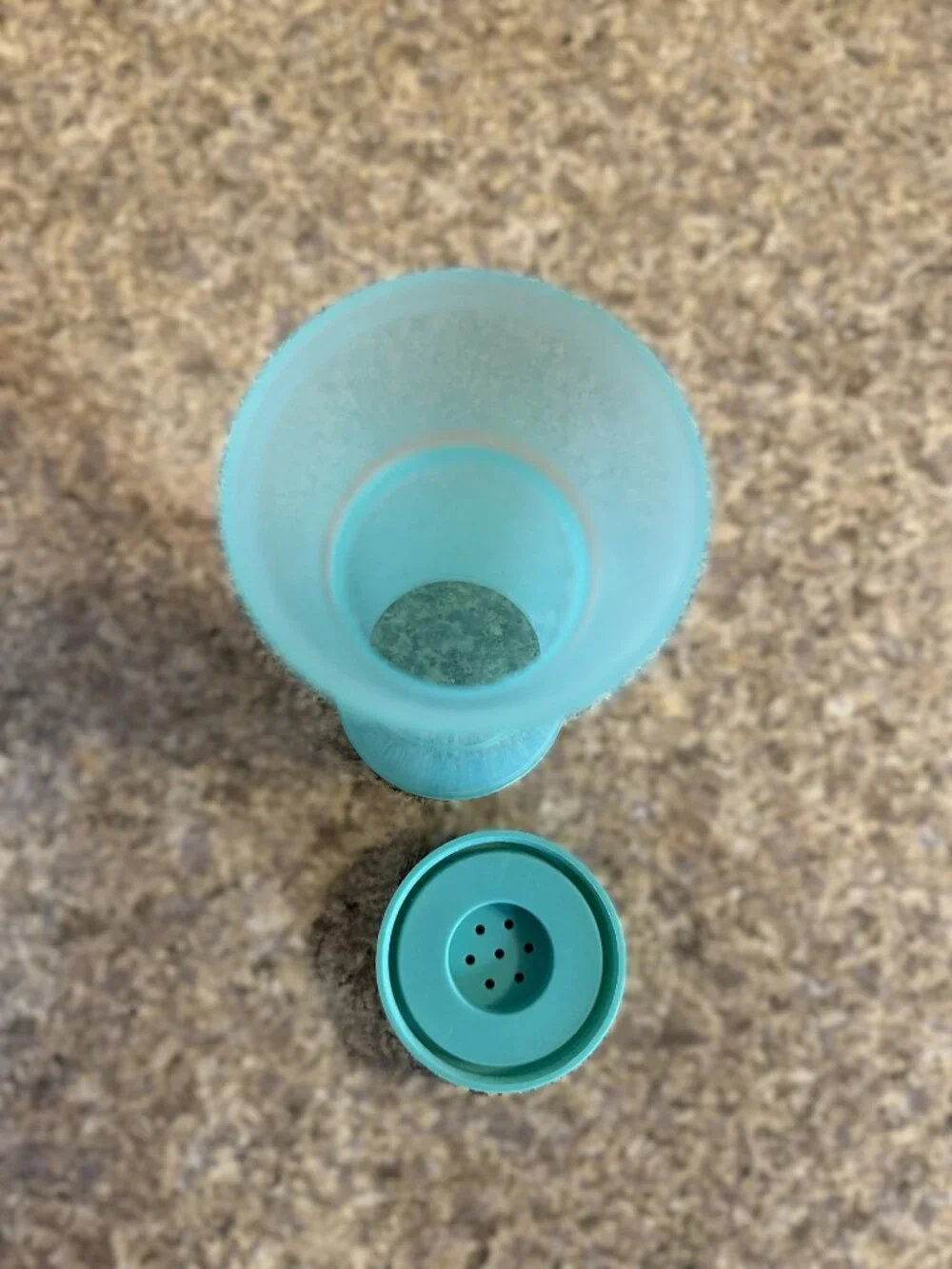 Vintage Green Salt & Pepper Shakers : Tupperware